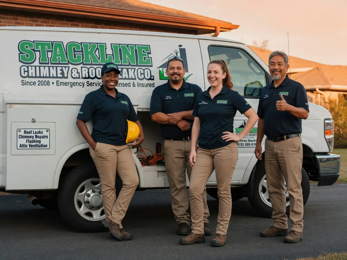 Chimney flashing repair company in Diberville, MS
